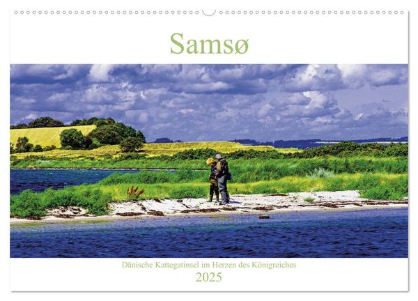 Samsø – Dänische Kattegatinsel im Herzen des Königreiches (Wandkalender 2025 DIN A2 quer), CALVENDO Monatskalender