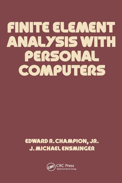 Produktbild: Finite Element Analysis with Personal Computers