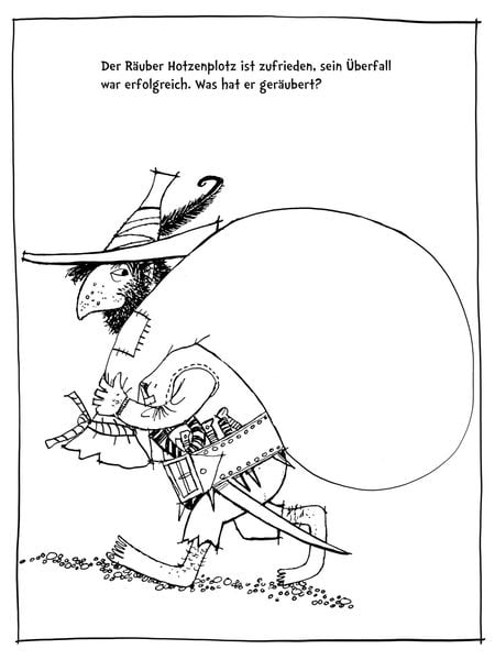 Der Räuber Hotzenplotz (Ausmalen, weitermalen, selber malen) von