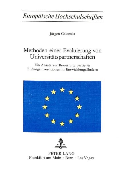 Produktbild: Methoden einer Evaluierung von Universit&auml;tspartnerschaften