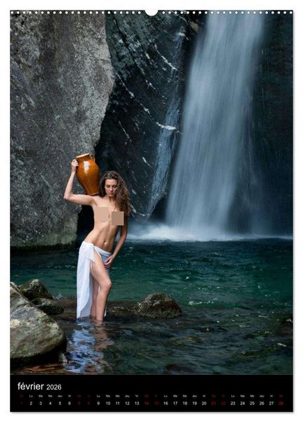 Produktbild: Chutes d'eau au Tessin (Calendrier mural 2026 DIN A2 horizontal) calendrier de bureau