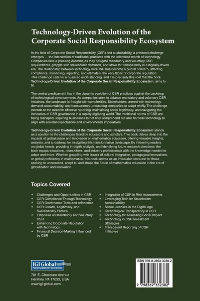 Produktbild: Technology-Driven Evolution of the Corporate Social Responsibility Ecosystem