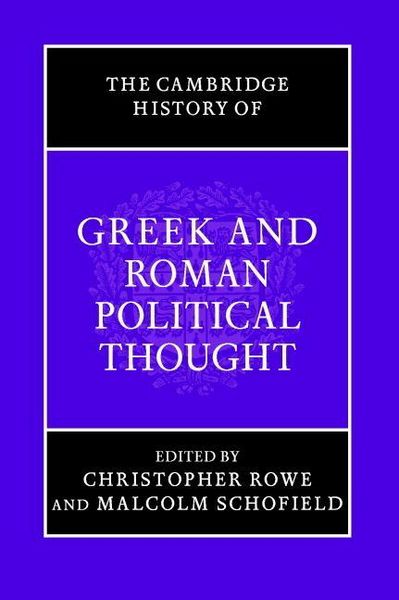 Produktbild: The Cambridge History of Greek and Roman Political Thought
