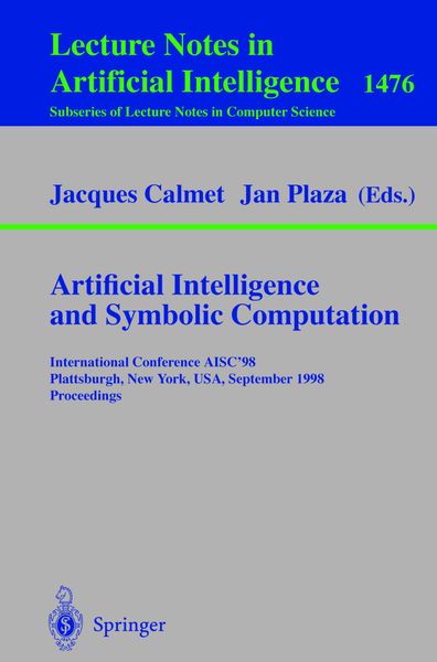 Produktbild: Artificial Intelligence and Symbolic Computation
