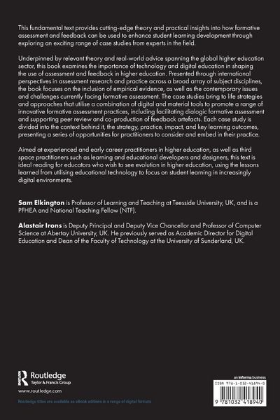 Produktbild: Formative Assessment and Feedback in Post-Digital Learning Environments