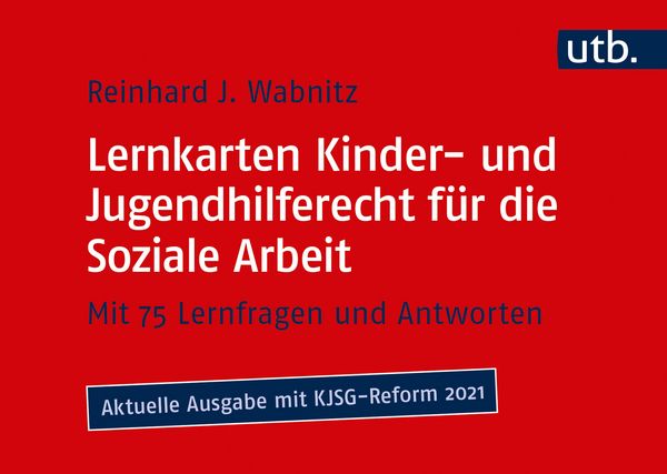 Produktbild: Lernkarten Kinder- und Jugendhilferecht f&uuml;r die Soziale Arbeit