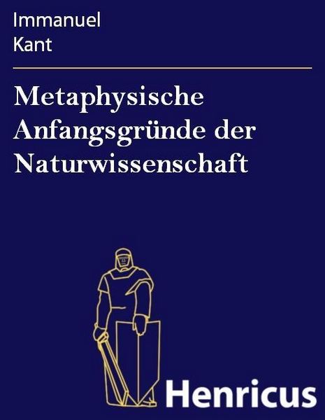 Produktbild: Metaphysische Anfangsgr&uuml;nde der Naturwissenschaft