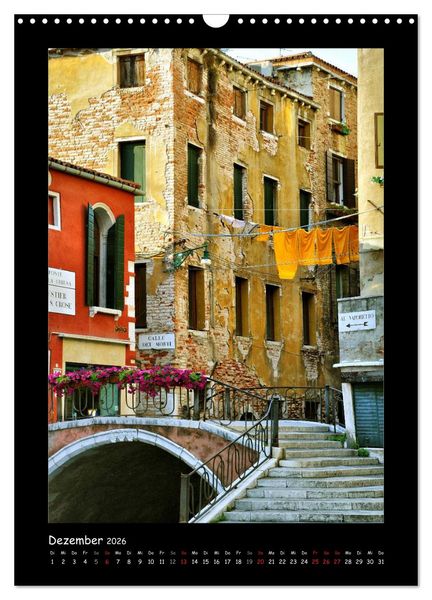Produktbild: Venedig (Wandkalender 2026 DIN A3 hoch), CALVENDO Monatskalender