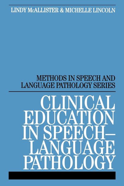 Produktbild: Clinical Education in Speech-Language Pathology