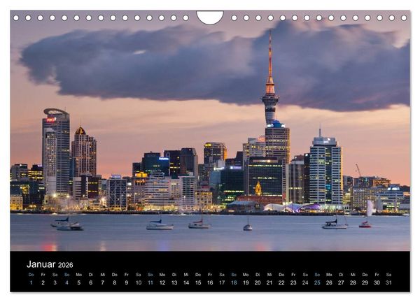 Produktbild: Metropolen zur blauen Stunde 2026 (Wandkalender 2026 DIN A4 quer), CALVENDO Monatskalender