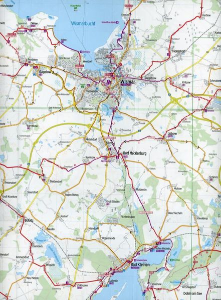 Produktbild: Radkarte L&uuml;becker Bucht, Wismar (RK-MV01)