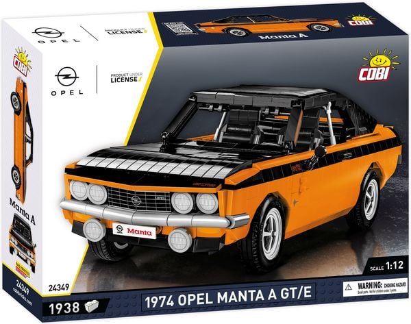 Produktbild: COBI Cars 24349 - OPEL Manta A GT/E, 1938 Klemmbausteine, 1:12