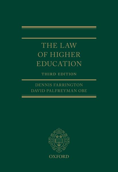 Produktbild: The Law of Higher Education