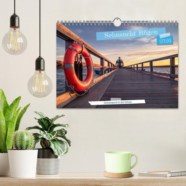 Produktbild: Sehnsucht R&uuml;gen (Wandkalender 2026 DIN A4 quer), CALVENDO Monatskalender