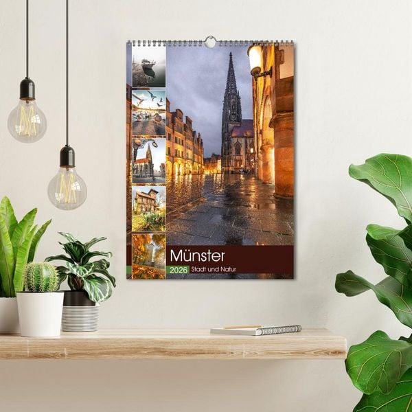 Produktbild: M&uuml;nster - Stadt und Natur (Wandkalender 2026 DIN A3 hoch), CALVENDO Monatskalender