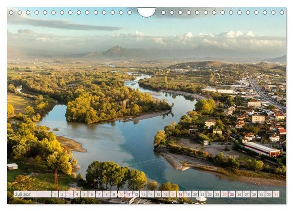 Produktbild: Reisen durch Albanien - Magische Landschaften zwischen Bergen und Meer (Wandkalender 2027 DIN A4 quer), CALVENDO Monatskalender
