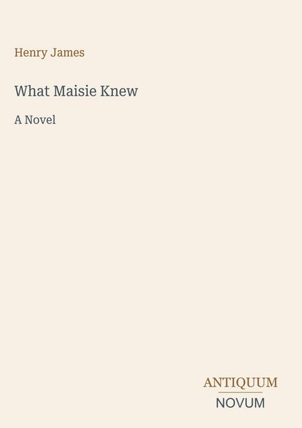 Produktbild: What Maisie Knew