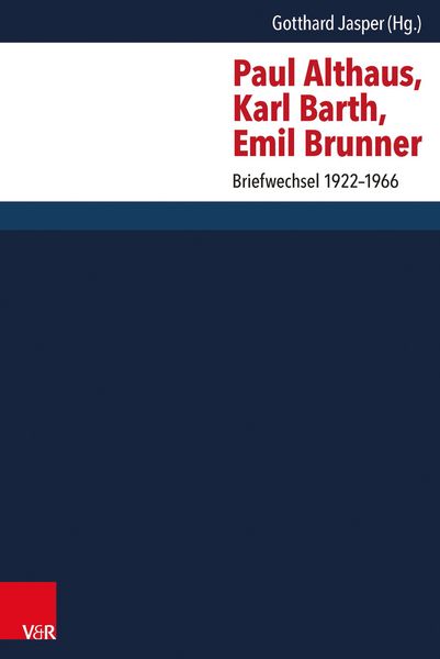 Produktbild: Paul Althaus, Karl Barth, Emil Brunner
