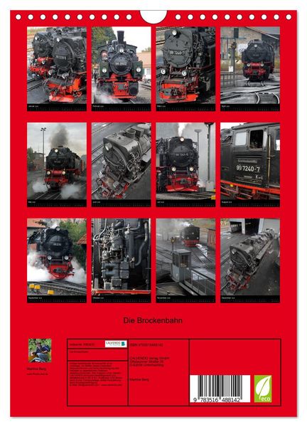 Produktbild: Die Brockenbahn (Wandkalender 2026 DIN A4 hoch), CALVENDO Monatskalender