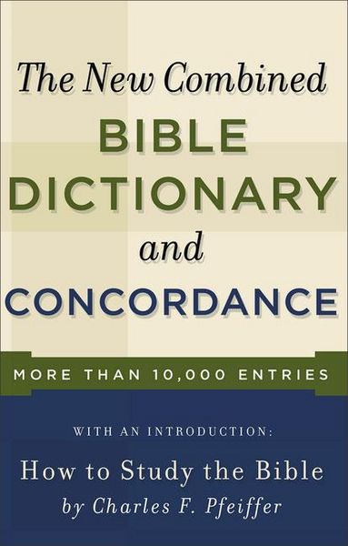 Produktbild: New Combined Bible Dictionary and Concordance