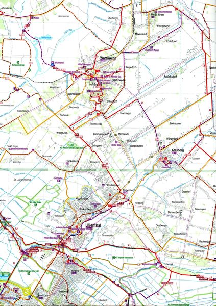 Produktbild: Radwanderkarte Bremen RW-HB1