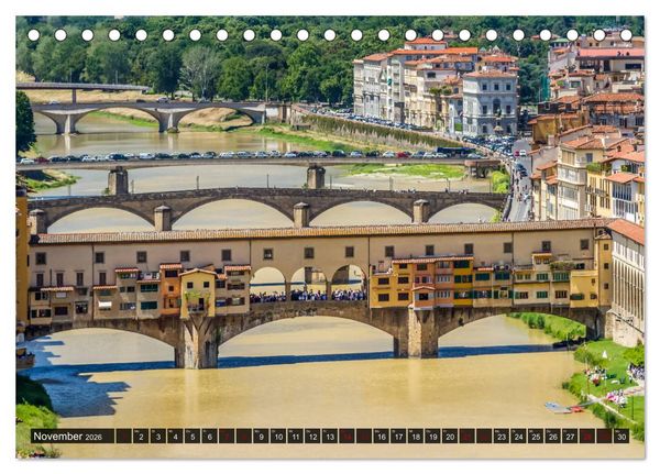 Produktbild: Impressionen aus FLORENZ (Tischkalender 2026 DIN A5 quer), CALVENDO Monatskalender