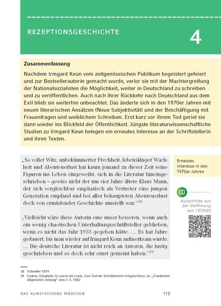 Produktbild: Das kunstseidene M&auml;dchen von Irmgard Keun - Textanalyse und Interpretation