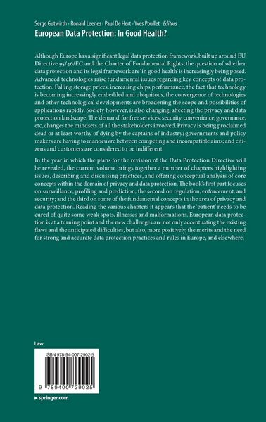 Produktbild: European Data Protection: In Good Health?