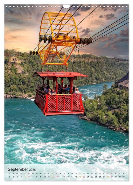 Produktbild: Nervenkitzel Seilbahn (Wandkalender 2026 DIN A3 hoch), CALVENDO Monatskalender