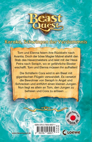 Produktbild: Beast Quest (Band 51) - Karaka, Schwingen der Verdammnis