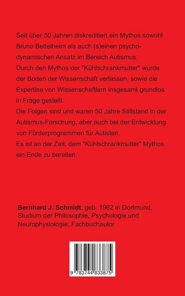 Produktbild: Autismus und der K&uuml;hlschrankmutter Mythos