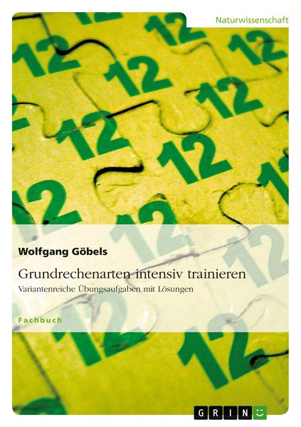 Produktbild: Grundrechenarten intensiv trainieren