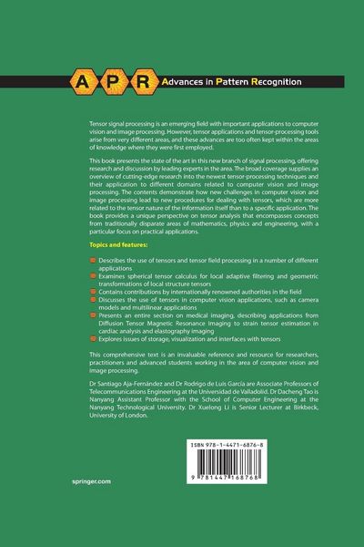 Produktbild: Tensors in Image Processing and Computer Vision