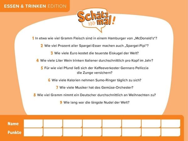 Produktbild: Sch&auml;tz mal! Essen & Trinken Edition