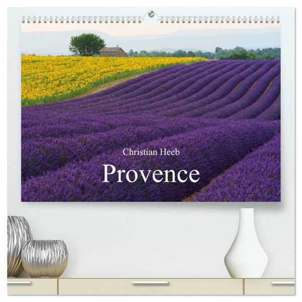 Provence von Christian Heeb (hochwertiger Premium Wandkalender 2024 DIN A2 quer), Kunstdruck in Hochglanz