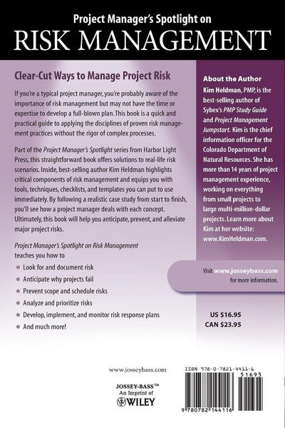 Produktbild: Project Manager's Spotlight on Risk Management