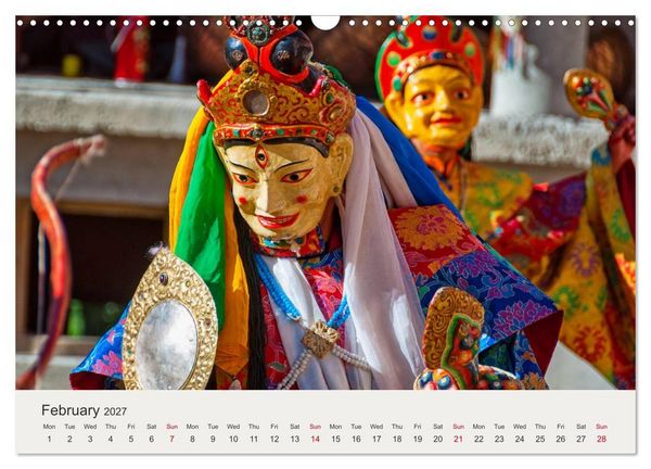 Produktbild: Buddhist Impressions of Ladakh (Wall Calendar 2027 DIN A3 landscape), CALVENDO 12 Month Wall Calendar
