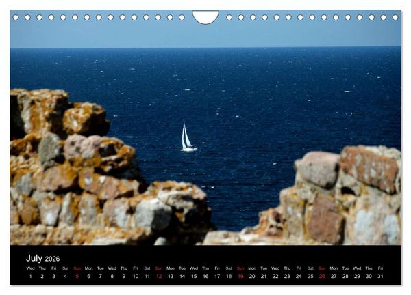 Produktbild: Bornholm - Denmark (Wall Calendar 2026 DIN A4 landscape), CALVENDO 12 Month Wall Calendar
