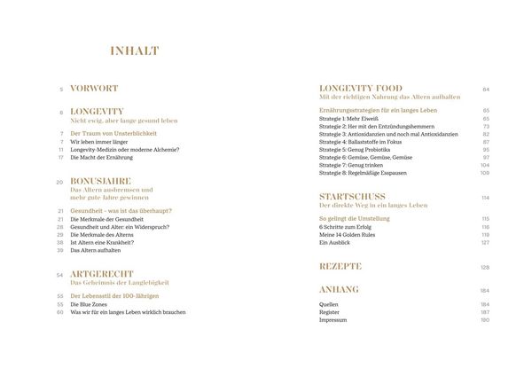 Produktbild: Die Longevity-Food-Formel