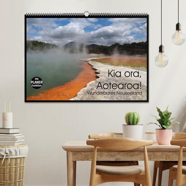 Produktbild: Kia ora, Aotearoa - Wunderbares Neuseeland (Wandkalender 2026 DIN A2 quer), CALVENDO Monatskalender