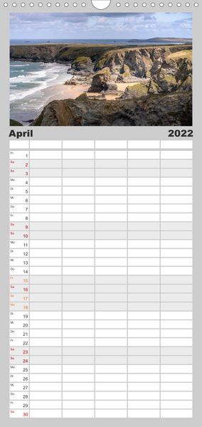 Produktbild: Familienplaner Foto-Momente S&uuml;d-England - Magische Orte (Wandkalender 2022 , 21 cm x 45 cm, hoch)