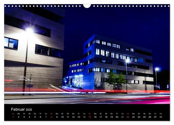 Produktbild: Nachts in Kassel (Wandkalender 2026 DIN A3 quer), CALVENDO Monatskalender