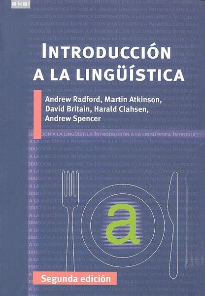 Produktbild: Introducci&oacute;n a la ling&uuml;&iacute;stica