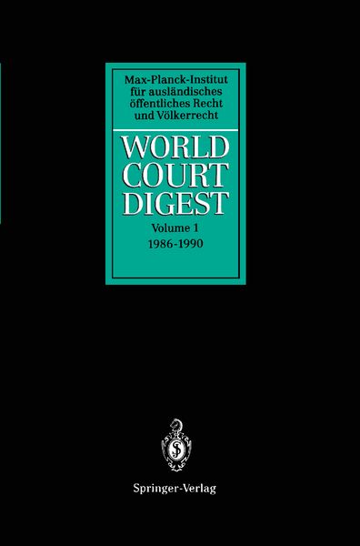 Produktbild: World Court Digest