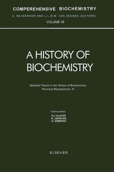 Produktbild: Selected Topics in the History of Biochemistry. Personal Recollections. IV
