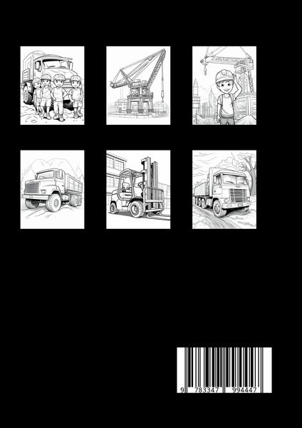 Produktbild: Baustellen Malbuch