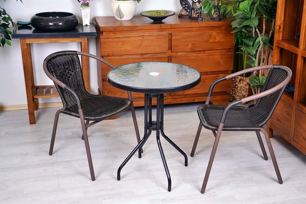 Produktbild: Bistro Stuhl - Rattangeflecht