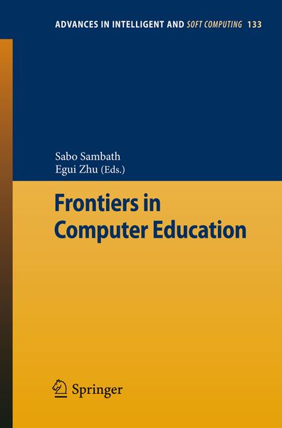 Produktbild: Frontiers in Computer Education