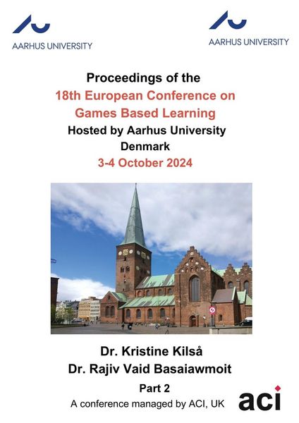 Produktbild: ECGBL 2024-Proceedings of the 18th European Conference on Games Based Learning P2