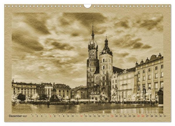 Produktbild: Polen &ndash; Ein Kalender im Zeitungsstil (Wandkalender 2027 DIN A3 quer), CALVENDO Monatskalender